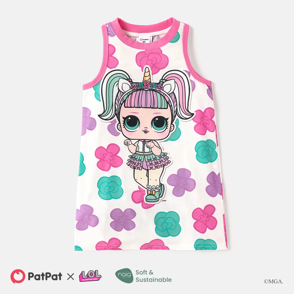 L.O.L. SURPRISE! Toddler/Kid Girl Colorblock Sleeveless Dress  big image 1