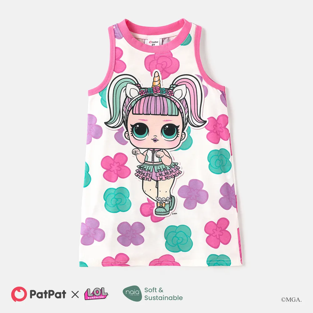 L.O.L. SURPRISE! Toddler/Kid Girl Colorblock Sleeveless Dress big image 1