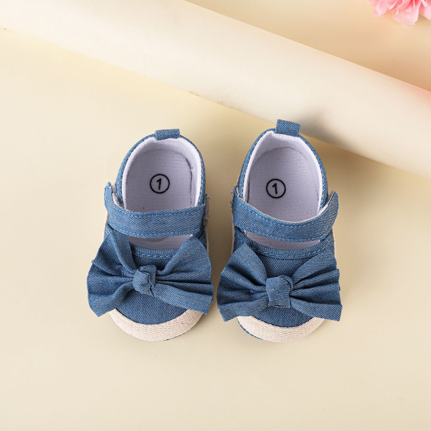 Bébé / Enfant En Bas âge Décor Arc Solide Chaussures Prewalker