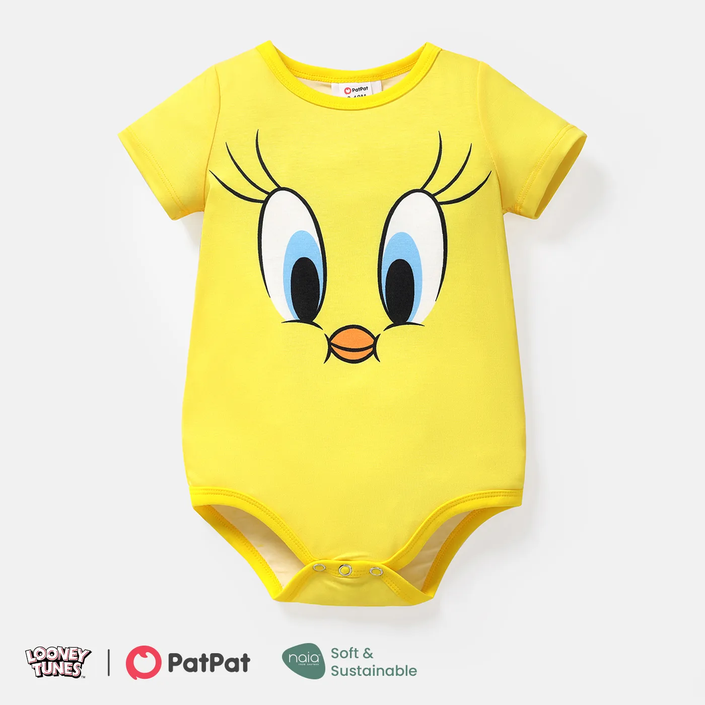 

Looney Tunes Baby Boy/Girl Animal Print Short-sleeve Naia™ Romper or Shorts