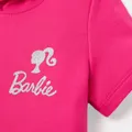Barbie Toddler/Kid Girl Pocket Design Hooded Cotton Short-sleeve Dress  image 5