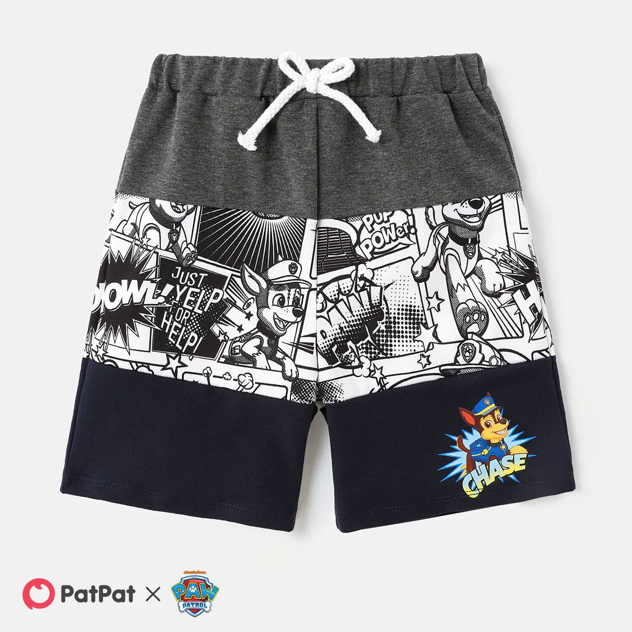 PAW Patrol Toddler Boy Colorblock Naia Cotton Elasticized Shorts big image 1