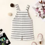 Toddler Girl/Boy Vehicle Embroidered Striped Sleeveless  Rompers  image 2