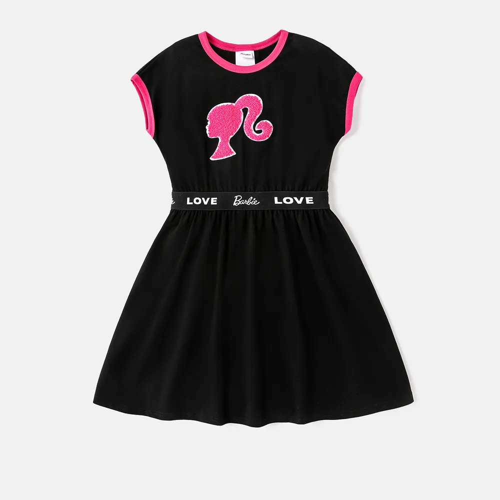 Barbie Toddler/Kid Girl Letter Panel Sleeveless Dress big image 8