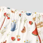 Toddler Girl 100% Cotton Allover Print Shorts  image 3