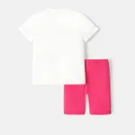 lol. surpresa! Conjunto de camiseta e shorts de algodão com estampa de personagem para criança/criança menina/menino  image 3