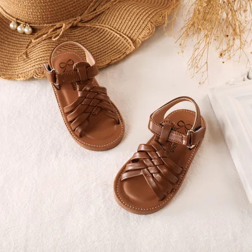 Toddler / Kid Crisscross Vamp Buckle Velcro Sandals