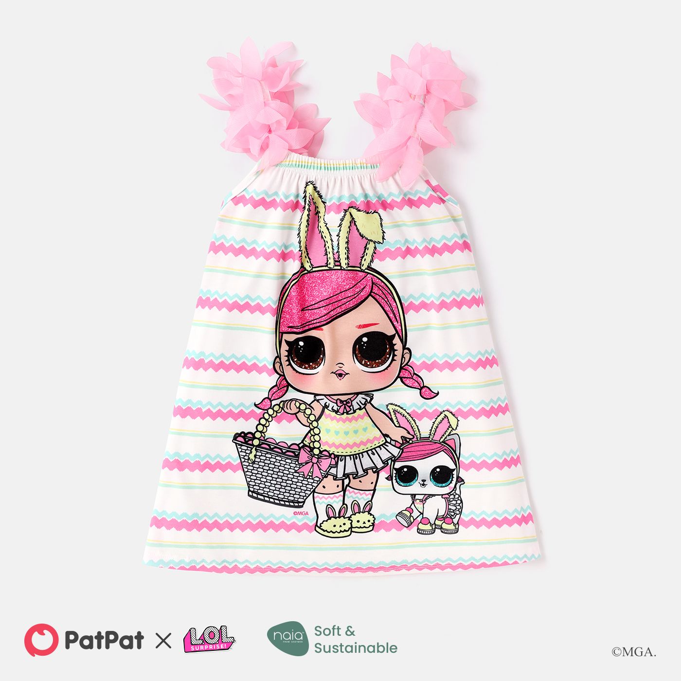

L.O.L. SURPRISE! Toddler/Kid Girl Striped Slip Dress