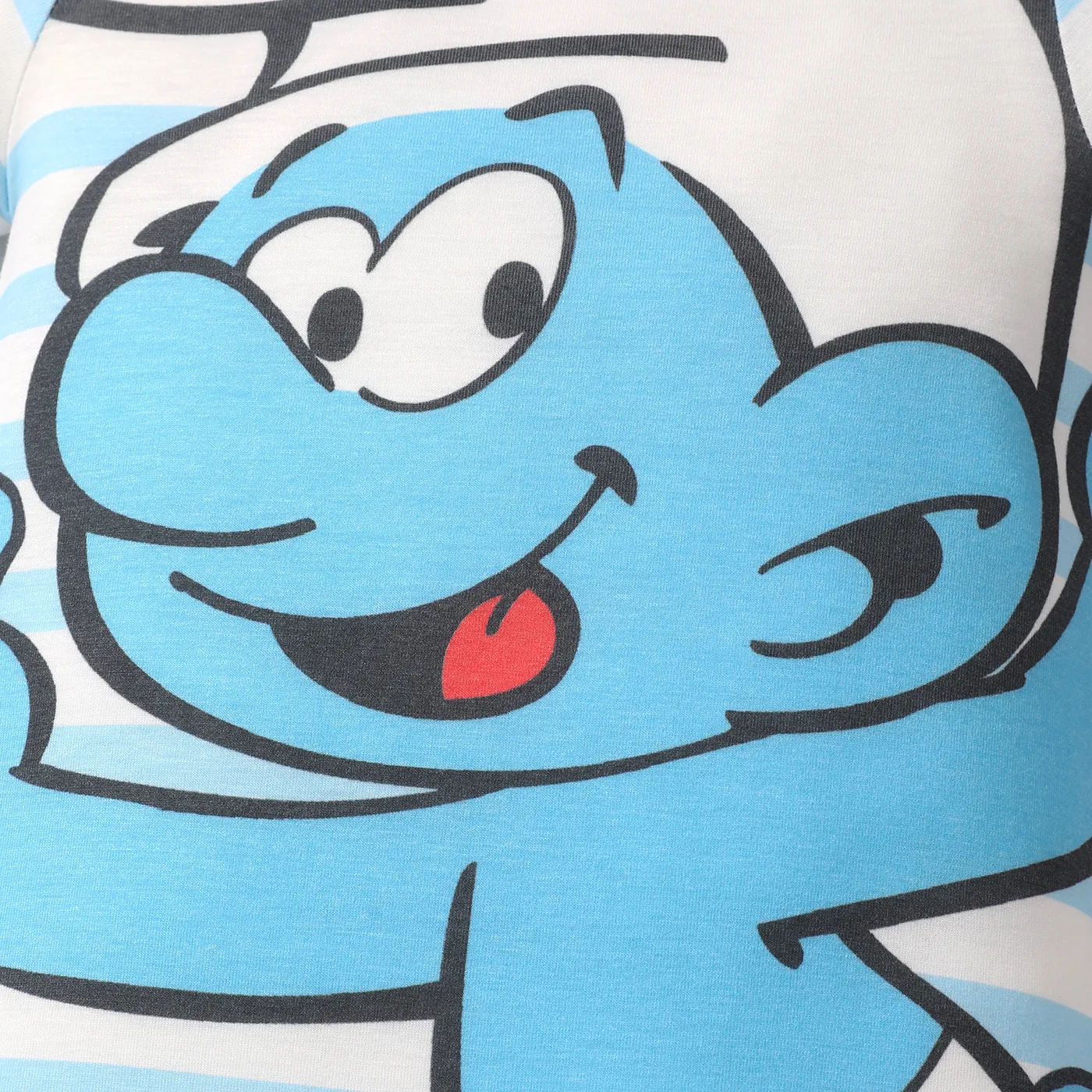 The Smurfs Baby Boy/Girl Graphic Print Striped Short-sleeve Naia™ Jumpsuit  image 3