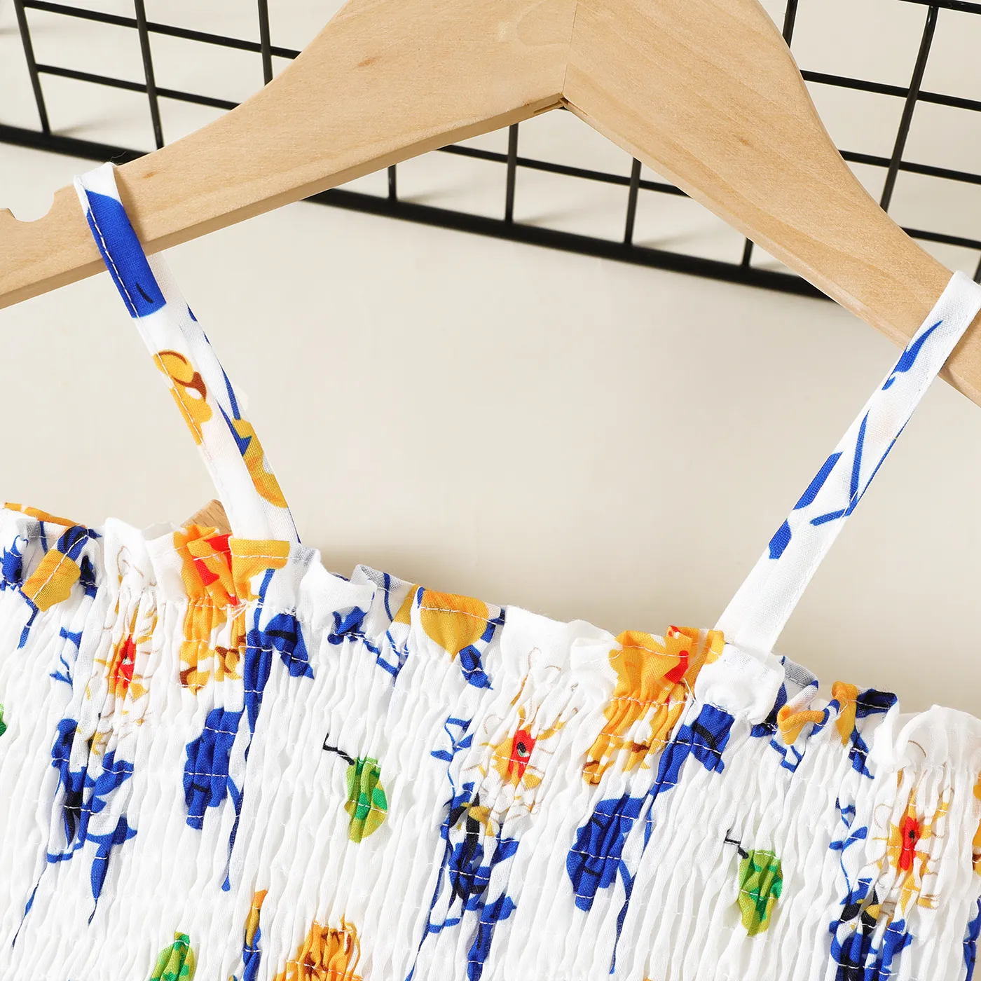 Toddler Girl Floral Print Smocked Slip Dress  image 3