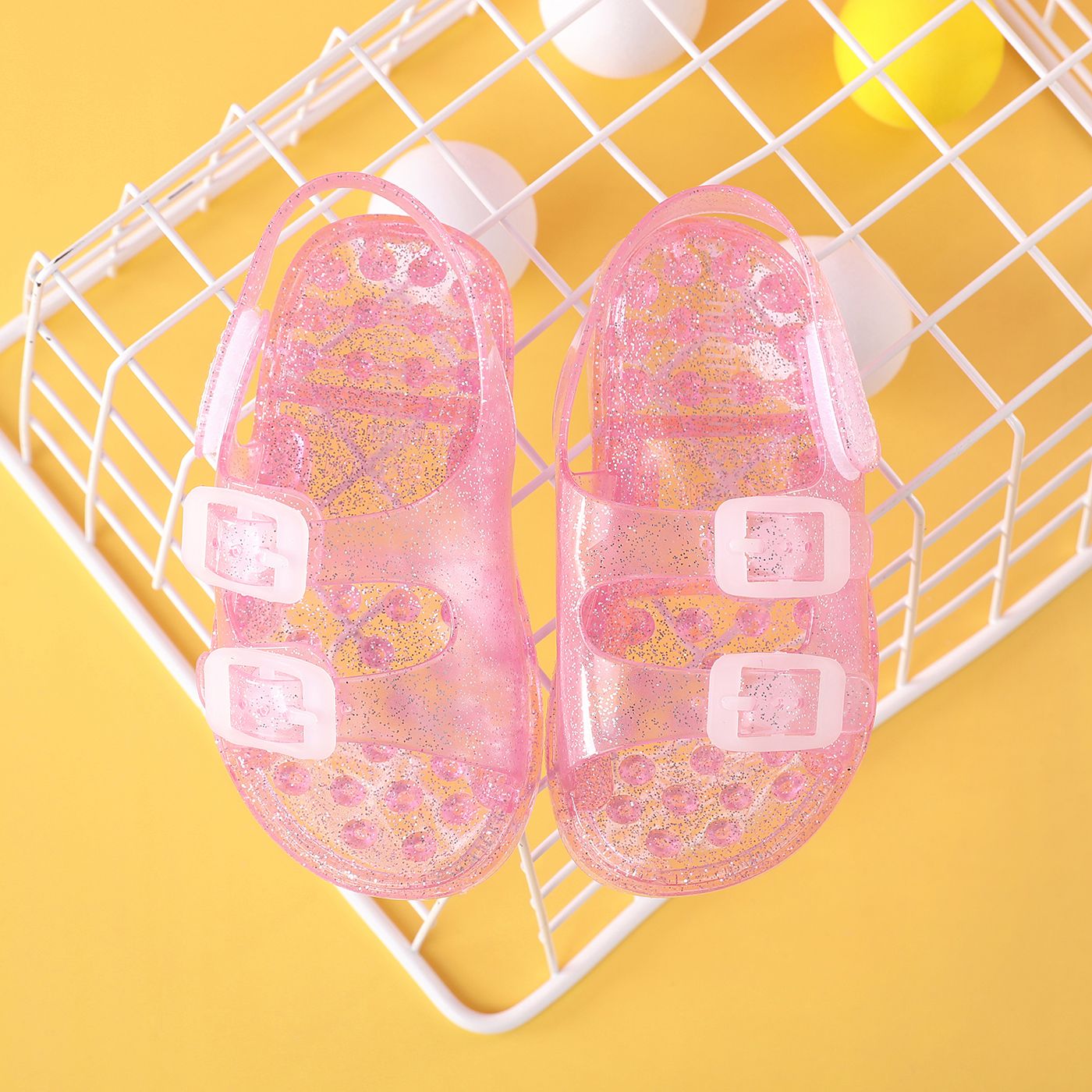 

Toddler/Kid Solid Crystal Sandals