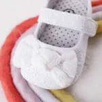 Baby/Toddler Bowknot Decor Textured Solid Shoes  image 5