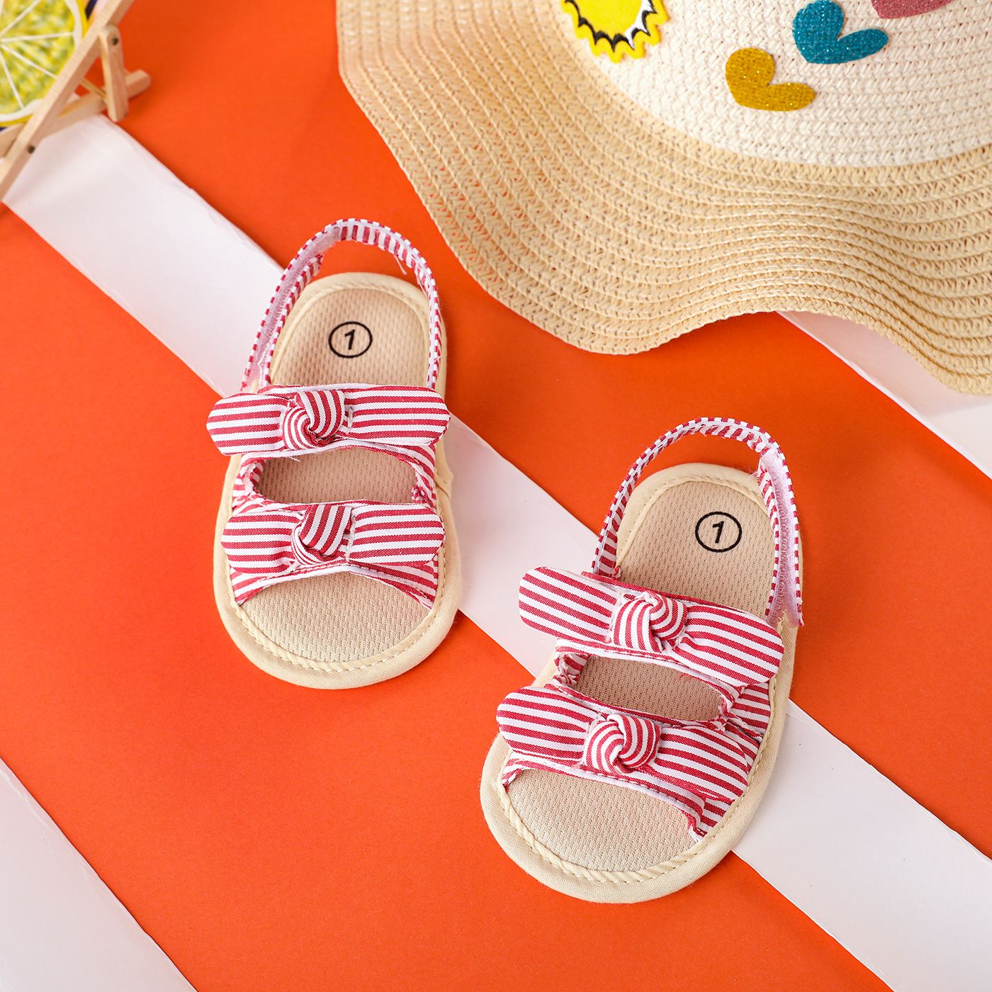 

Baby/Toddler Twine Stripe Solid Flat Toddler Shoes