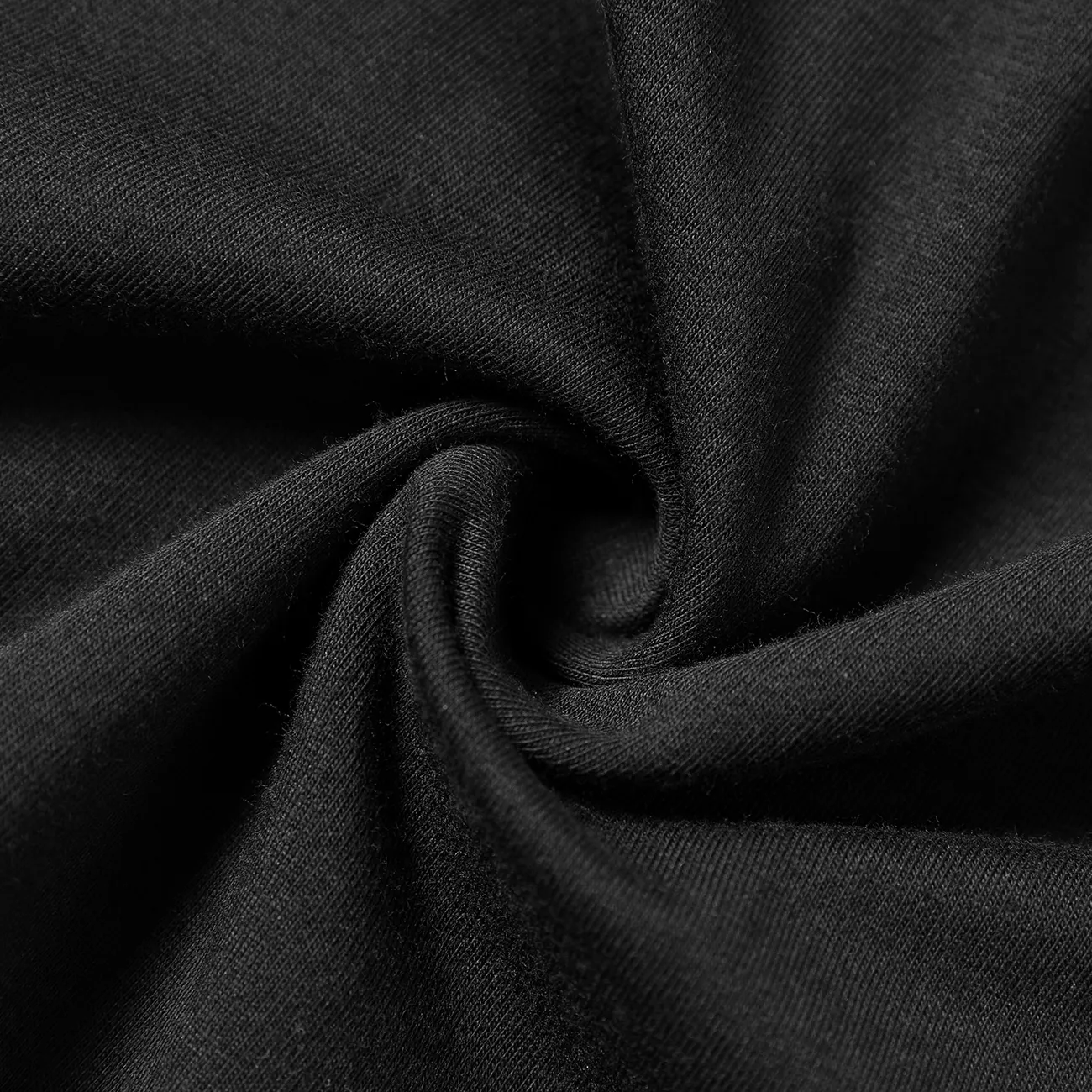 Toddler Girl Solid Color Cotton Sleeveless Jumpsuit Black big image 1