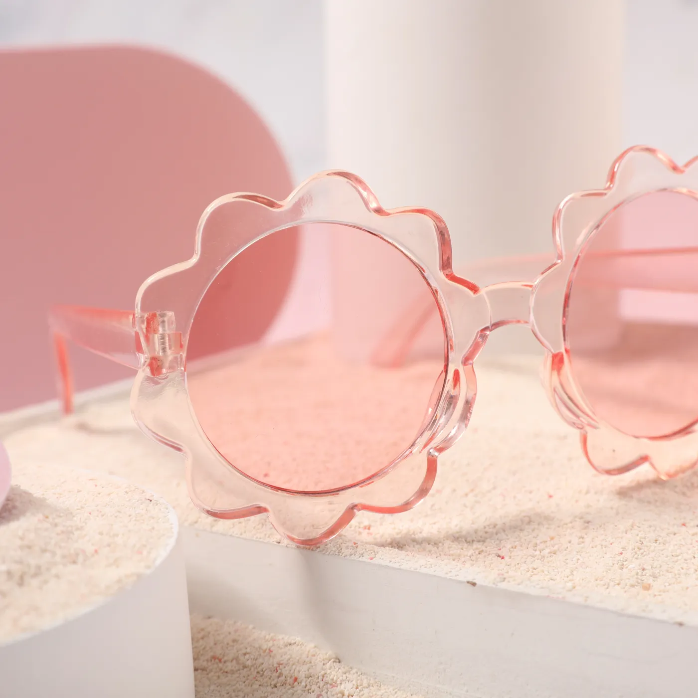 Kids Flower Frame Decorative Glasses (With Glasses Case)  image 4