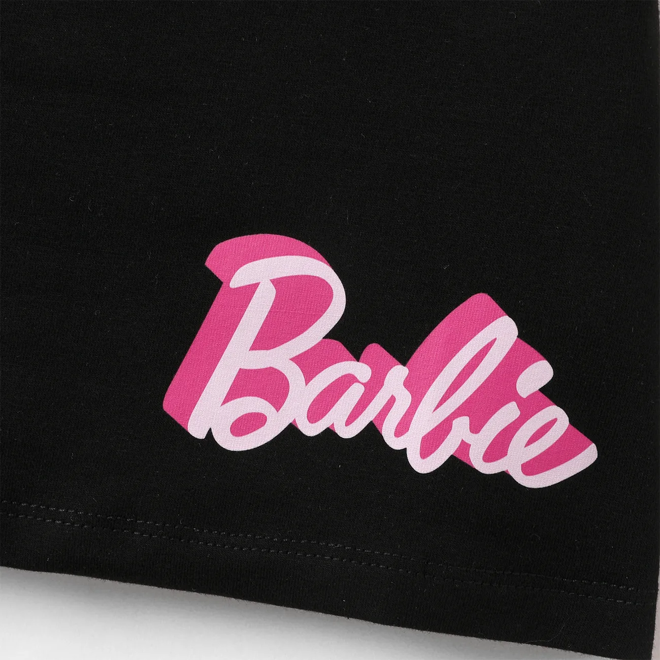 Barbie Kleinkind / Kind Mädchen Leopard / Colorblock Print Naia™ Kurzarmkleid mit Bauchtasche Farbblock big image 1