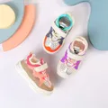 Toddler/Kid Breathable Colorblock Hollow Velcro Casual Shoes   image 3