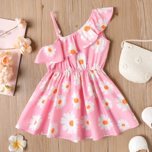 Toddler/Kid Girl Flounce Sleeveless Dress