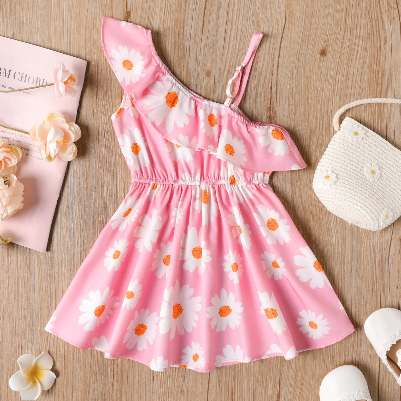 Toddler/Kid Girl Flounce Sleeveless Dress  image 3