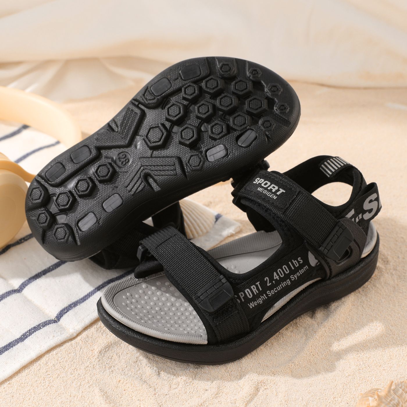 

Kid Letters Solid Beach Shoes