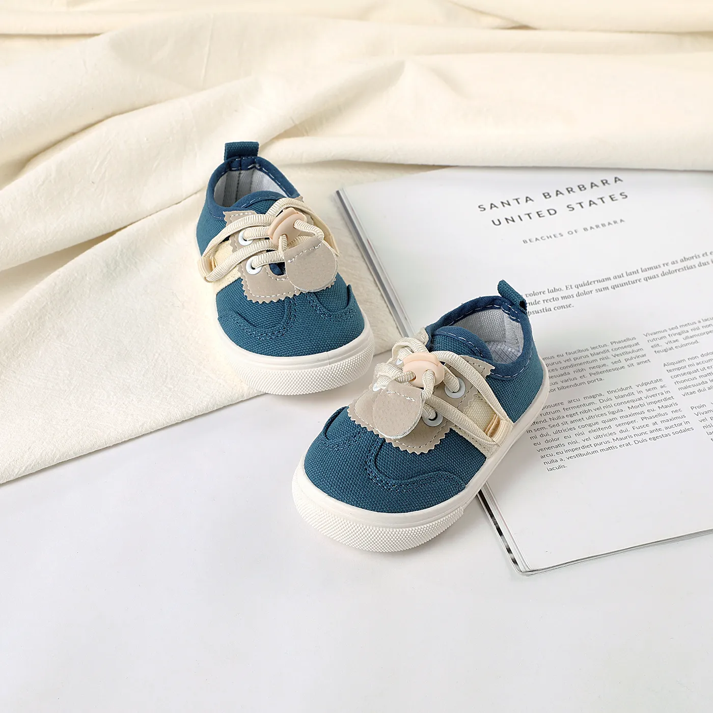 Toddler/Kid Soft Sole Lace-up Front Casual Shoes Blue