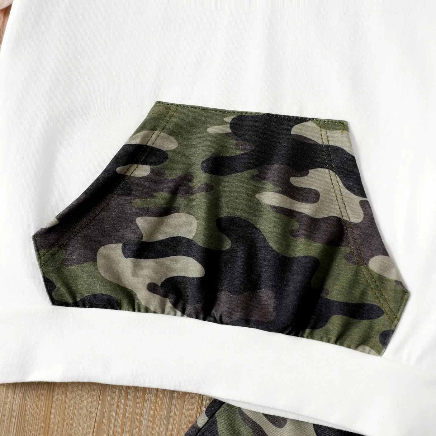 2 unidades Criança Menino Com capuz Avant-garde conjuntos de camisetas  image 3