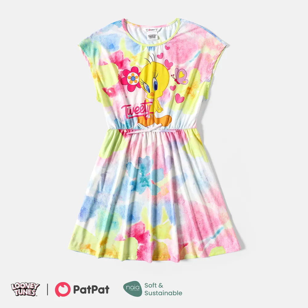 Looney Tunes Mommy and Me Short-sleeve Tie Dyed Naia™ Dresses  big image 10