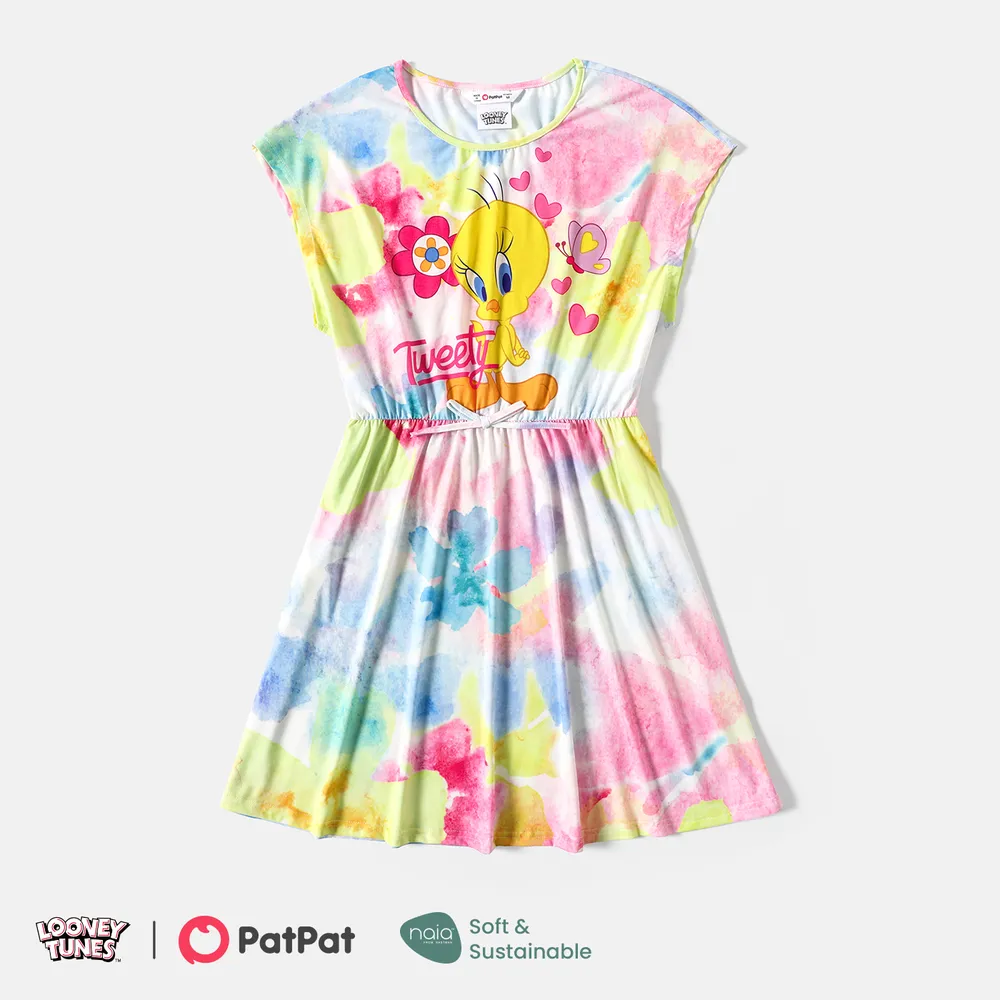 Looney Tunes Mommy and Me Short-sleeve Tie Dyed Naia™ Dresses big image 10