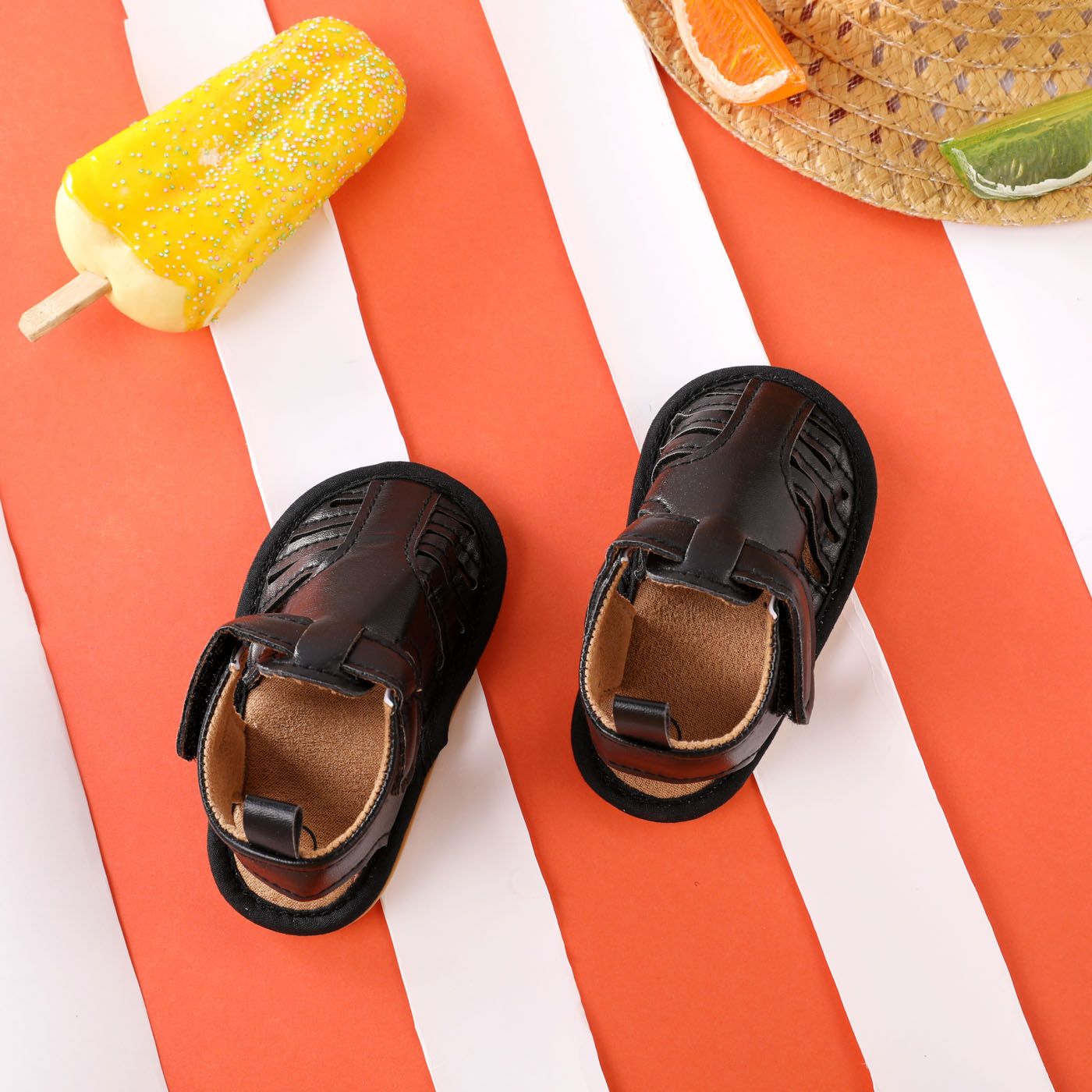 

Baby Non-slip Solid Sandals