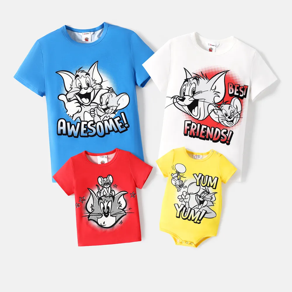 Tom and Jerry Family Matching Short-sleeve Graphic Print Naia™ Tee  big image 7