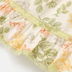 Baby Girl 100% Cotton Lace Detail Ruffled Sleeveless Dress  image 6