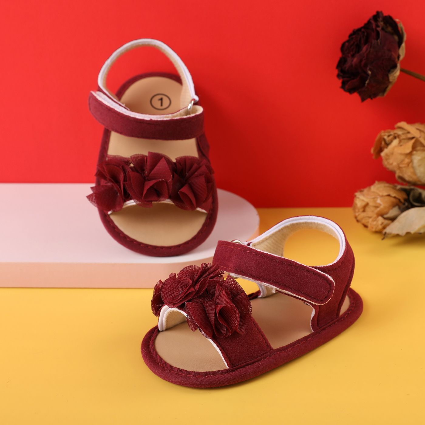 

Baby/Toddler Girl Classic Flower Simple Casual Sandals