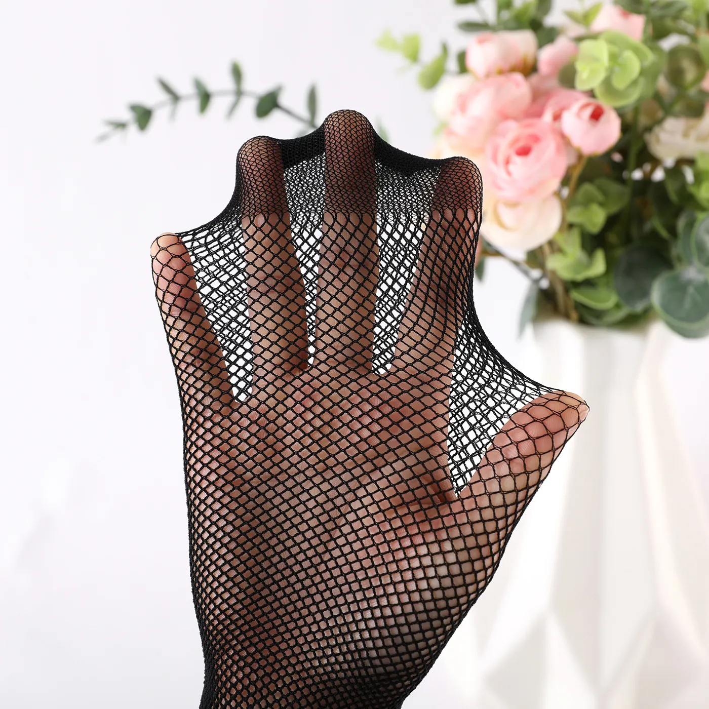 Kid Fashion Solid Fishnet Tights  image 5