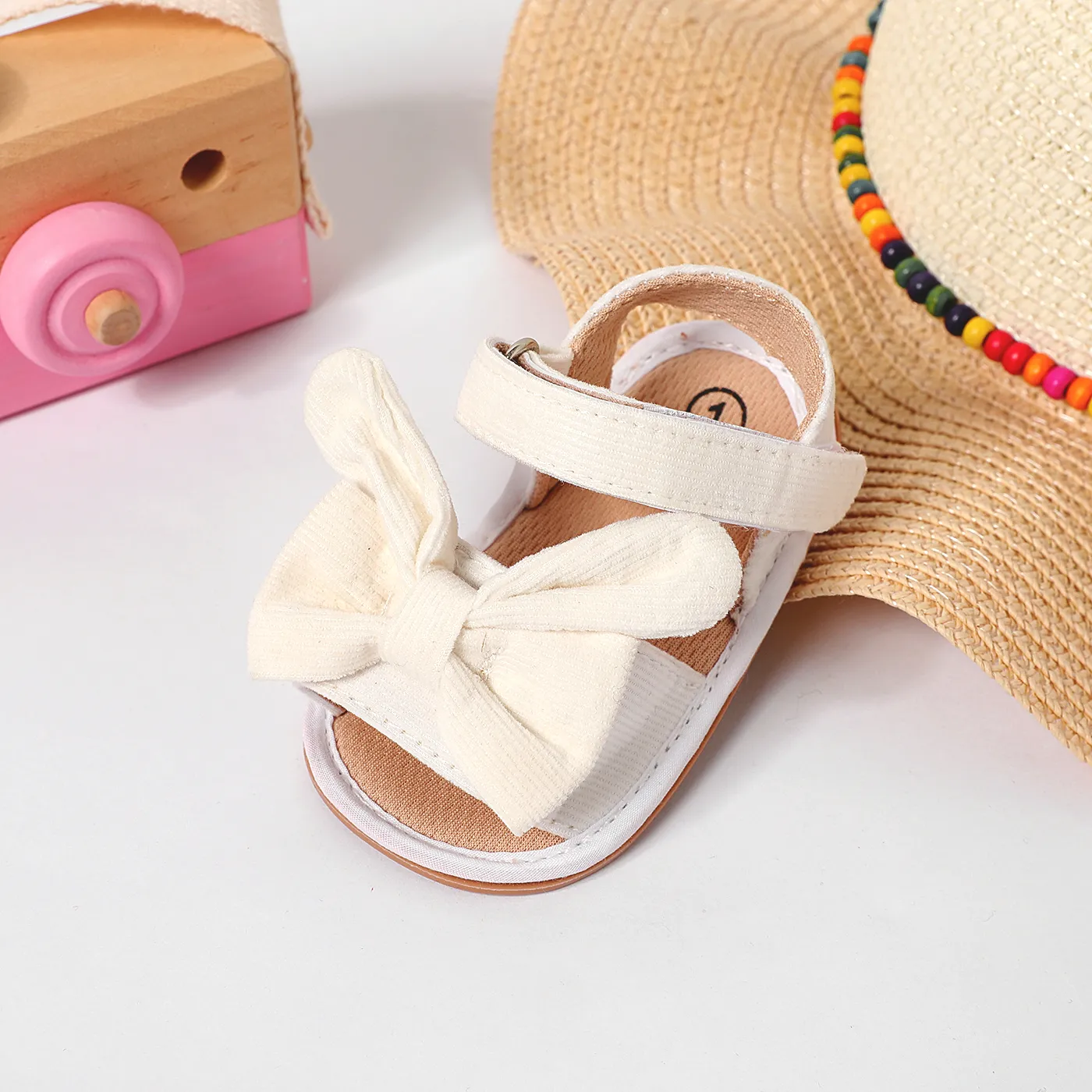 Baby/Toddler Bow Decor Soft Sole Toddler Sandals  image 6