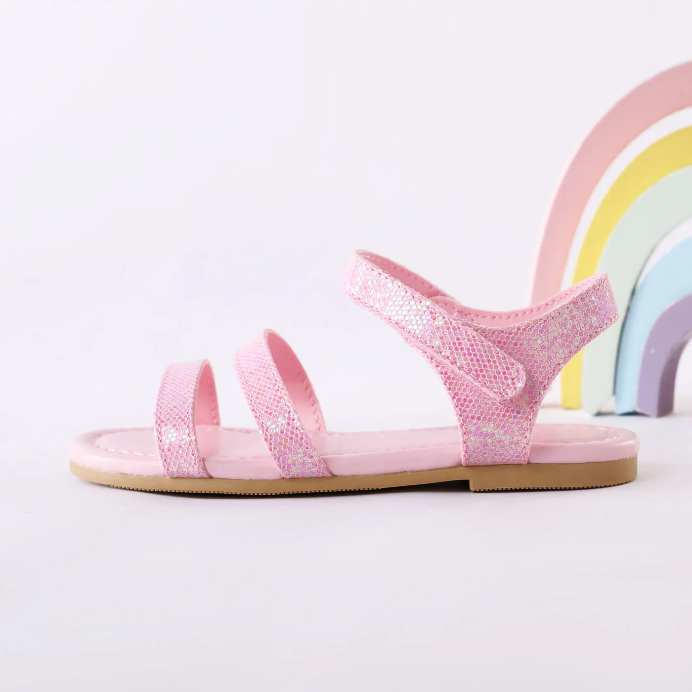 Toddler/Kid Texture Solid Sandals  image 4