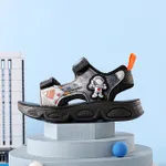 Toddler / Kid Astronaut Graphic Sandals Black image 2