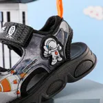Toddler / Kid Astronaut Graphic Sandals Black image 4