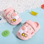Toddler/Kid Cartoon Non-slip Soft Sole Slippers Pink
