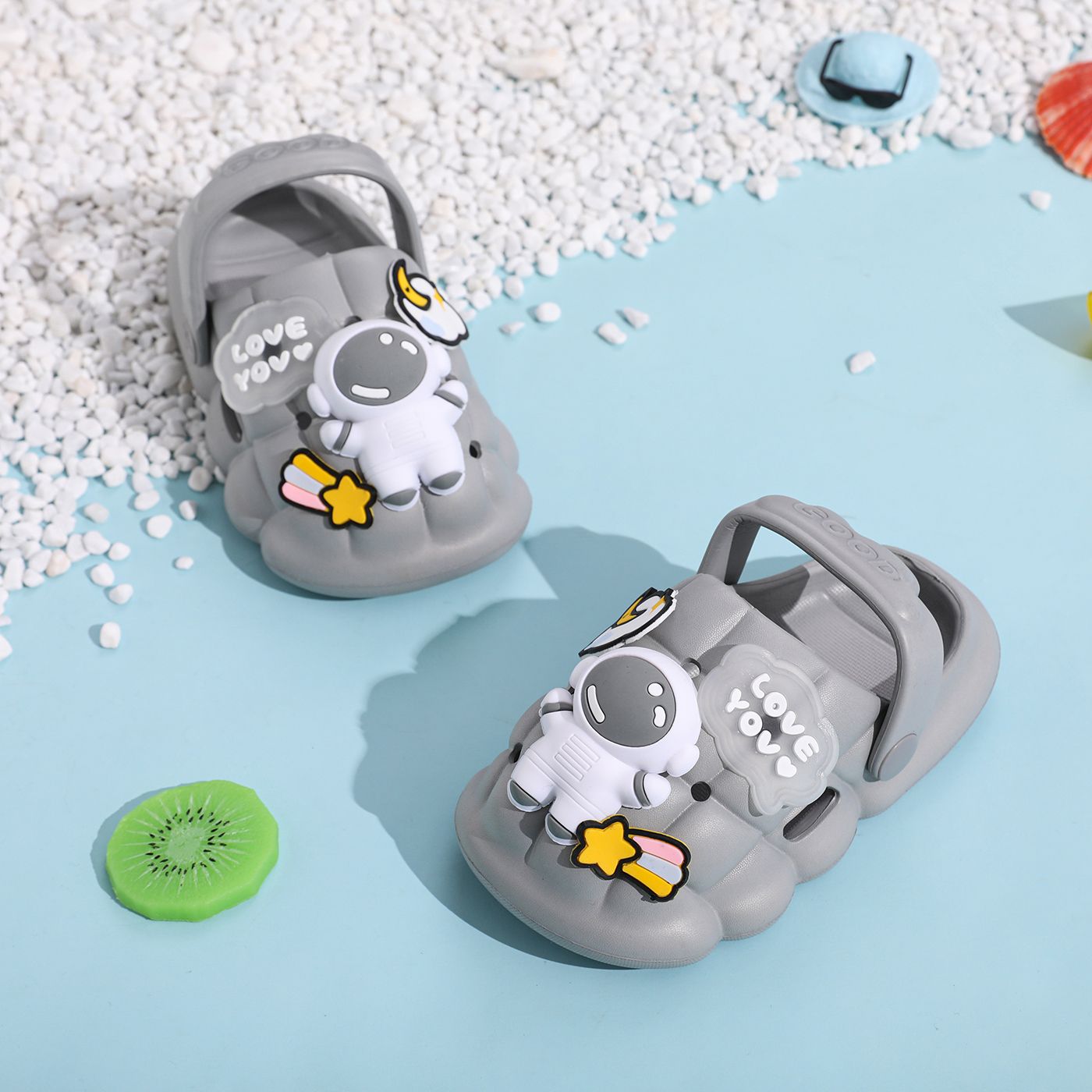

Toddler/Kid Cartoon Non-slip Soft Sole Slippers