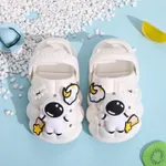 Toddler/Kid Cartoon Non-slip Soft Sole Slippers White