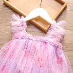 Toddler Girl Allover Floral Print Slip Overlay Dress  image 4