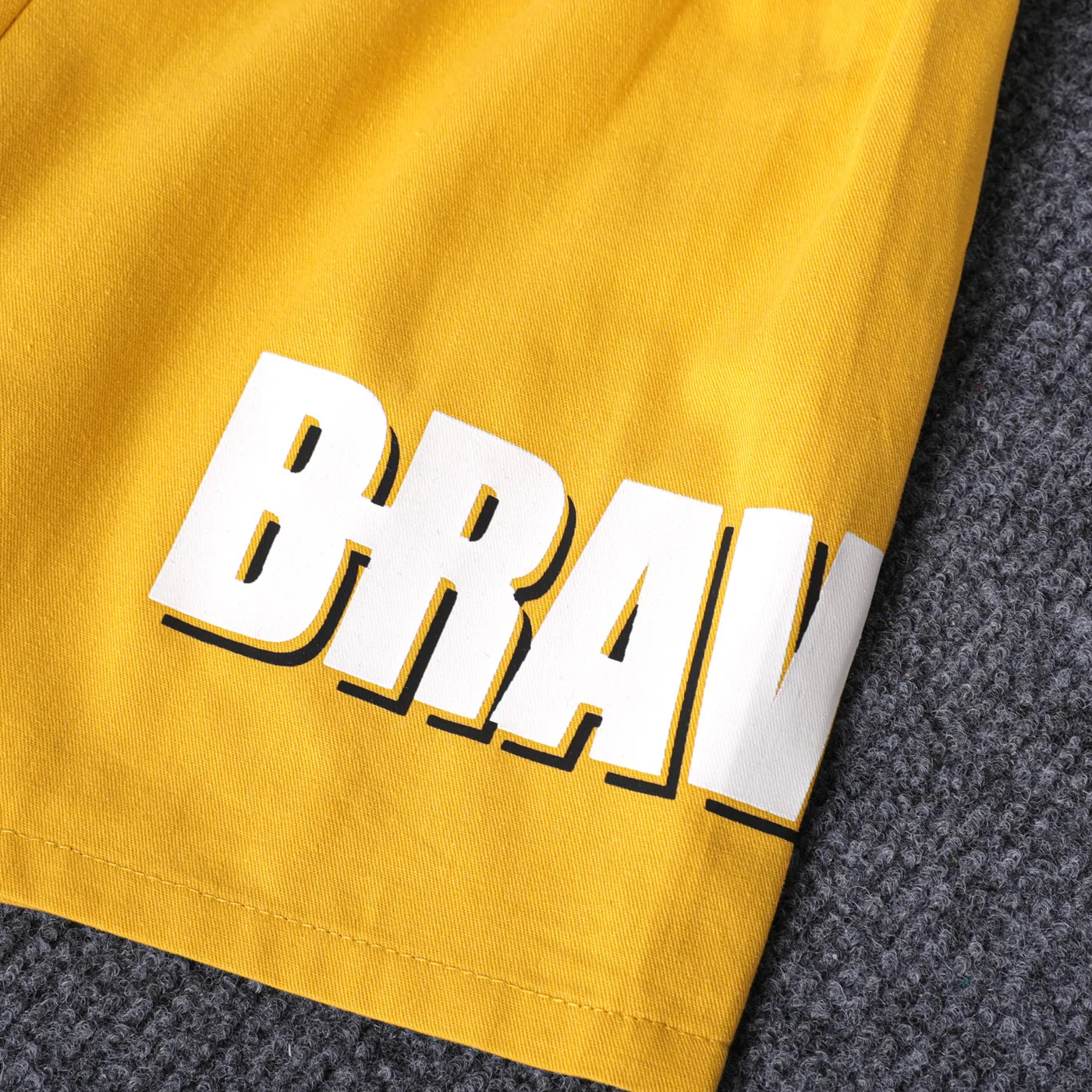 2 unidades Criança Menino Costuras de tecido Avant-garde conjuntos de camisetas  image 5