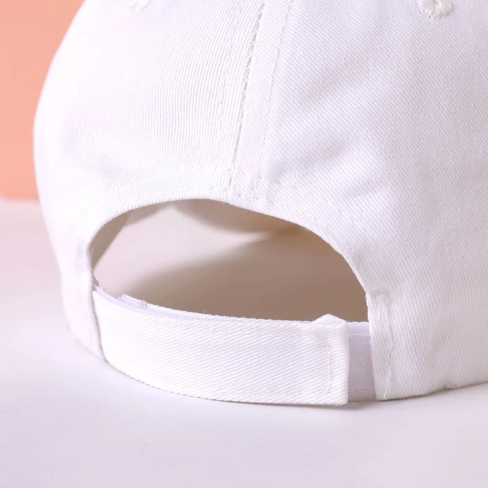 2-pack Solid Letter Label Baseball Cap for Mom and Me big image 5
