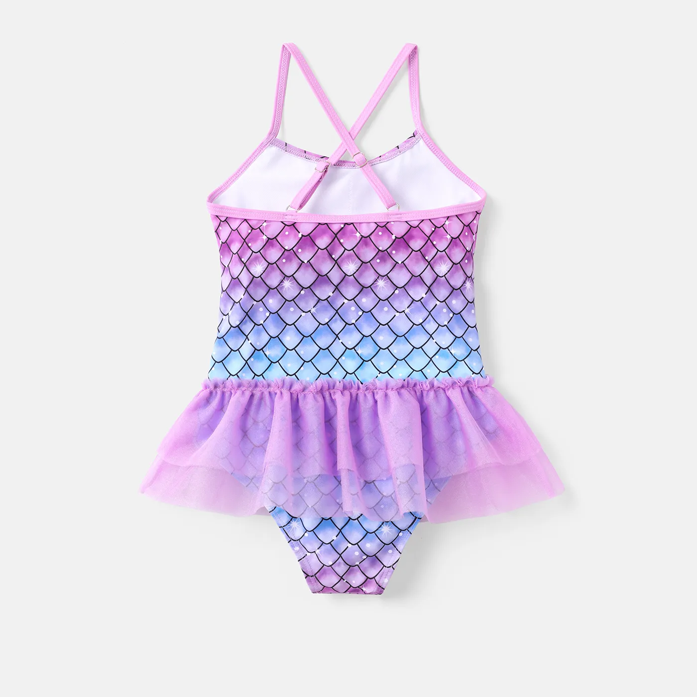 L.O.L. SURPRISE! Kid Girl Mesh Splice Mermaid Onepiece Slip Swimsuit  image 2
