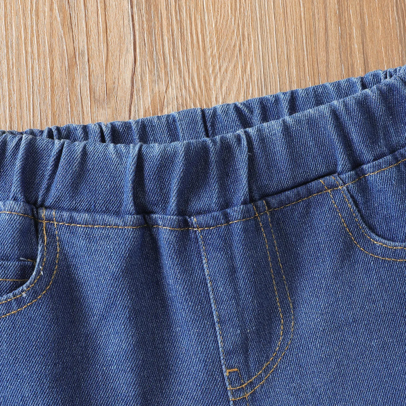 Kid Girl Raw Hem Denim Shorts  image 3