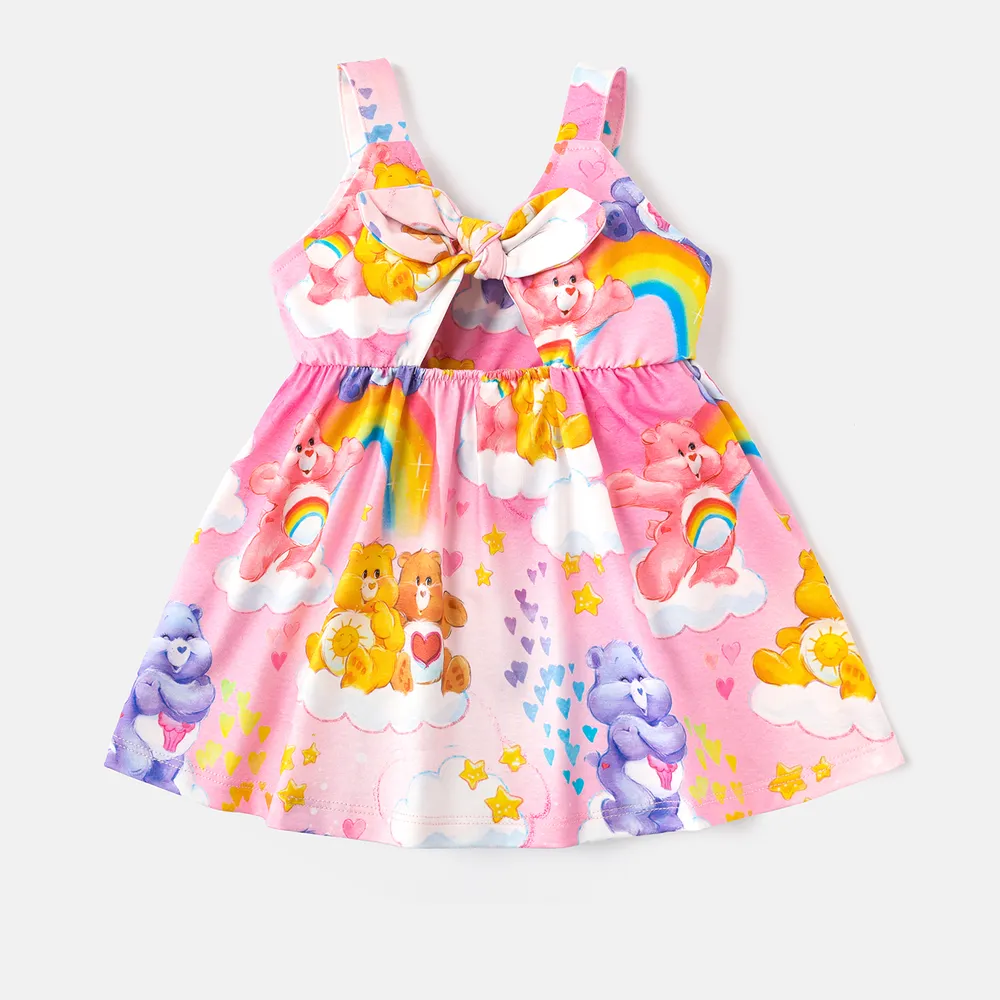 Care Bears Toddler Girl Naia™ Character Print Slip Dress big image 3