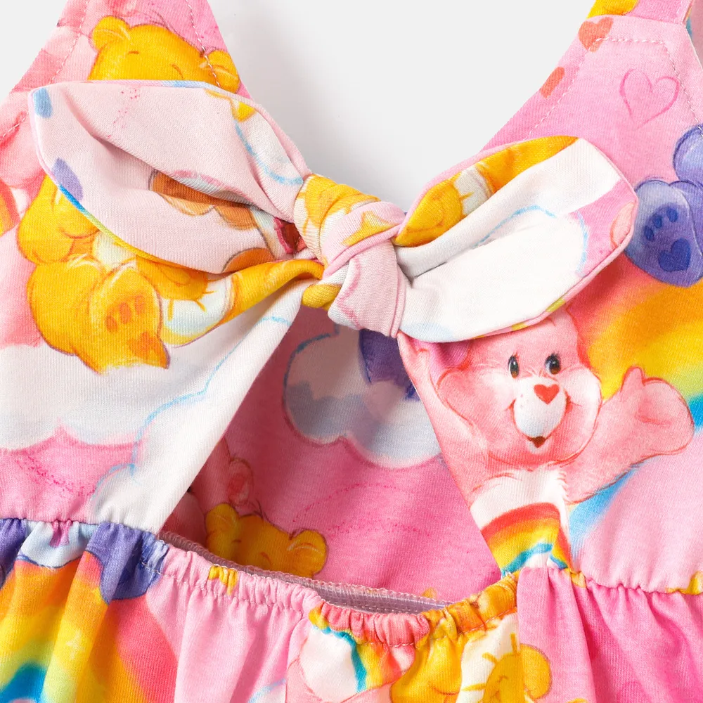Care Bears Toddler Girl Naia™ Character Print Slip Dress big image 4