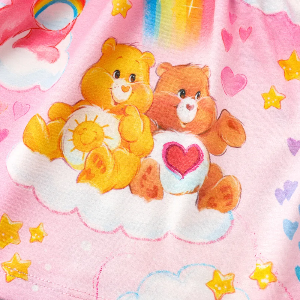 Care Bears Toddler Girl Naia™ Character Print Slip Dress big image 5
