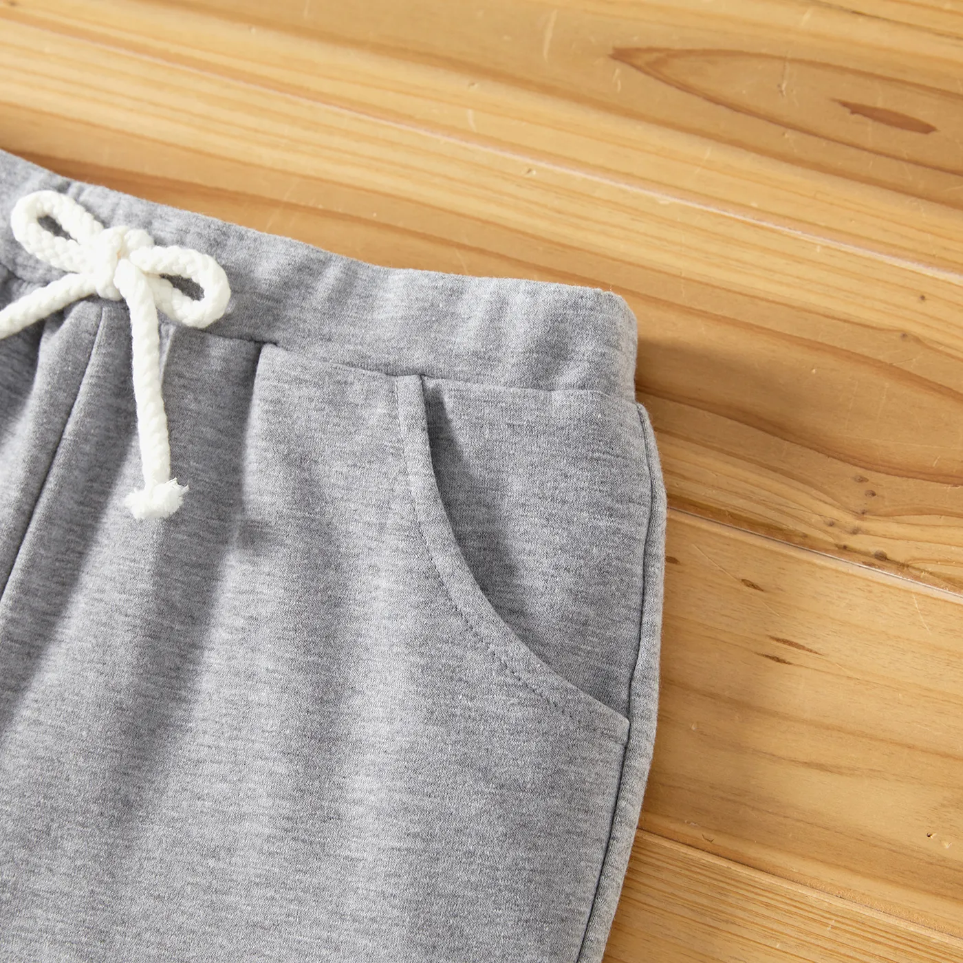 Naia Toddler/Kid Boy Letter/Camouflage Print Elasticized Shorts Flecked Grey image 6
