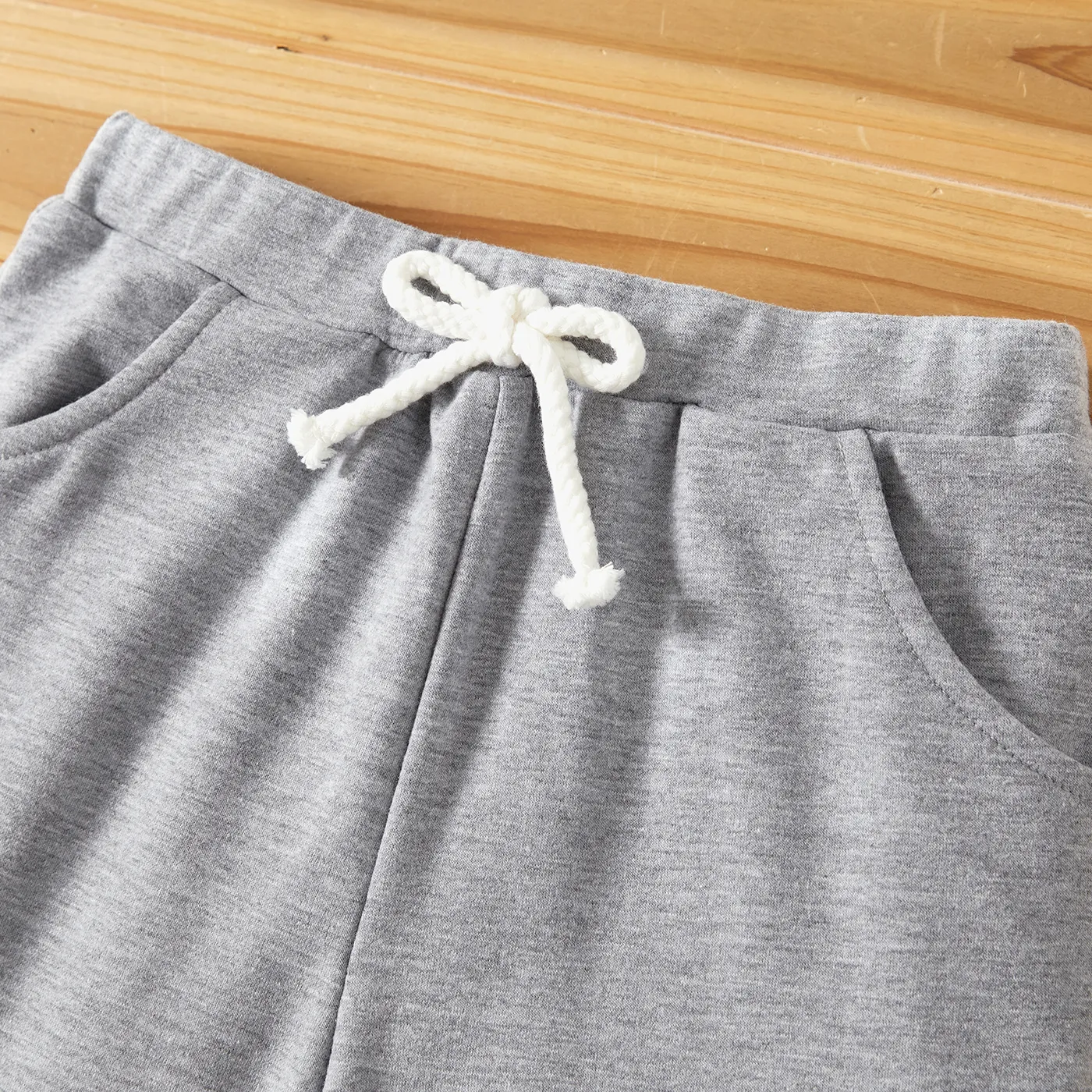 Naia Toddler/Kid Boy Letter/Camouflage Print Elasticized Shorts Flecked Grey image 4